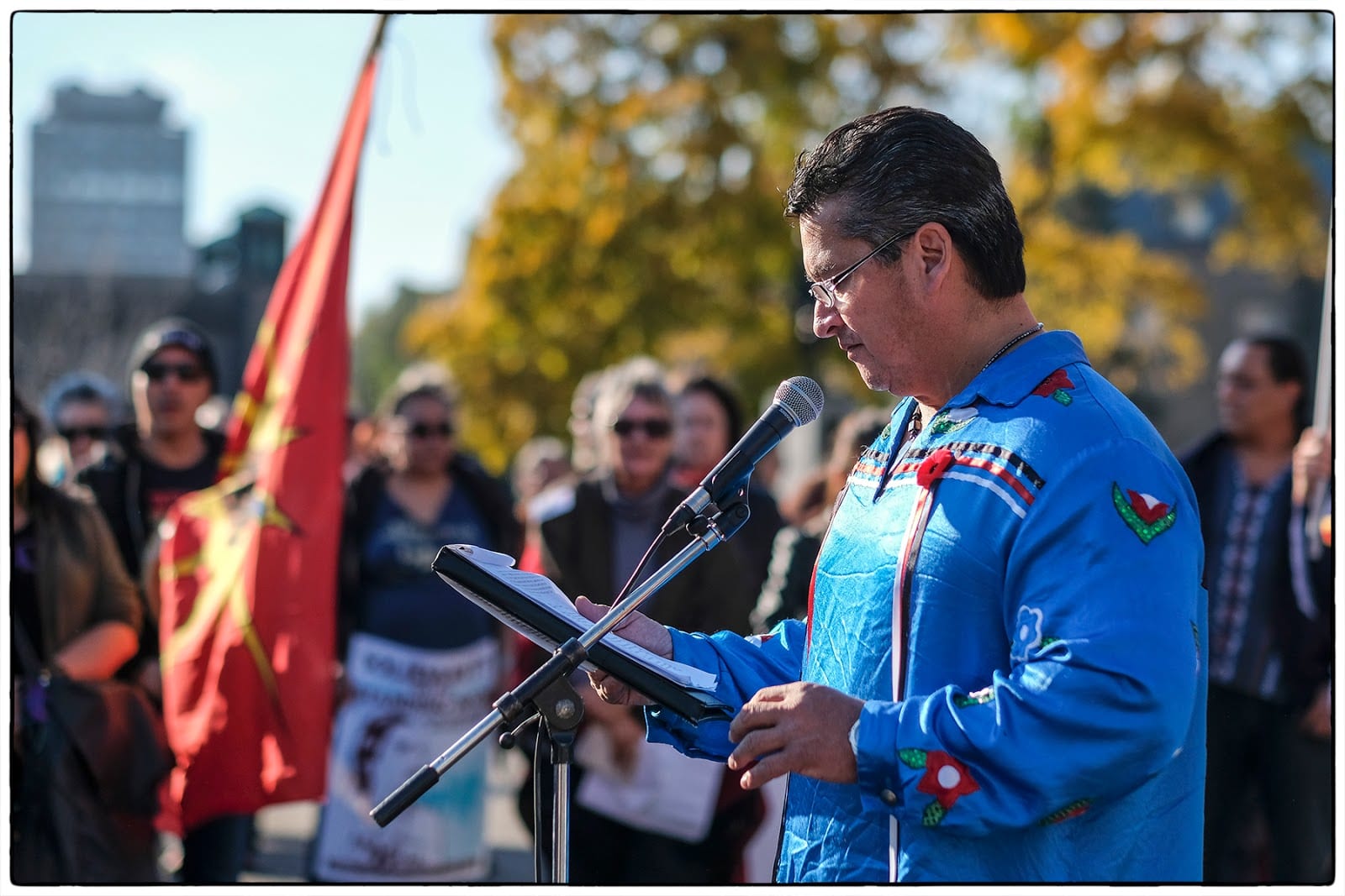  Chief Stacey LaForme, Mississauga's of the New Credit First Nation.  Photo: John Davidson, 2016